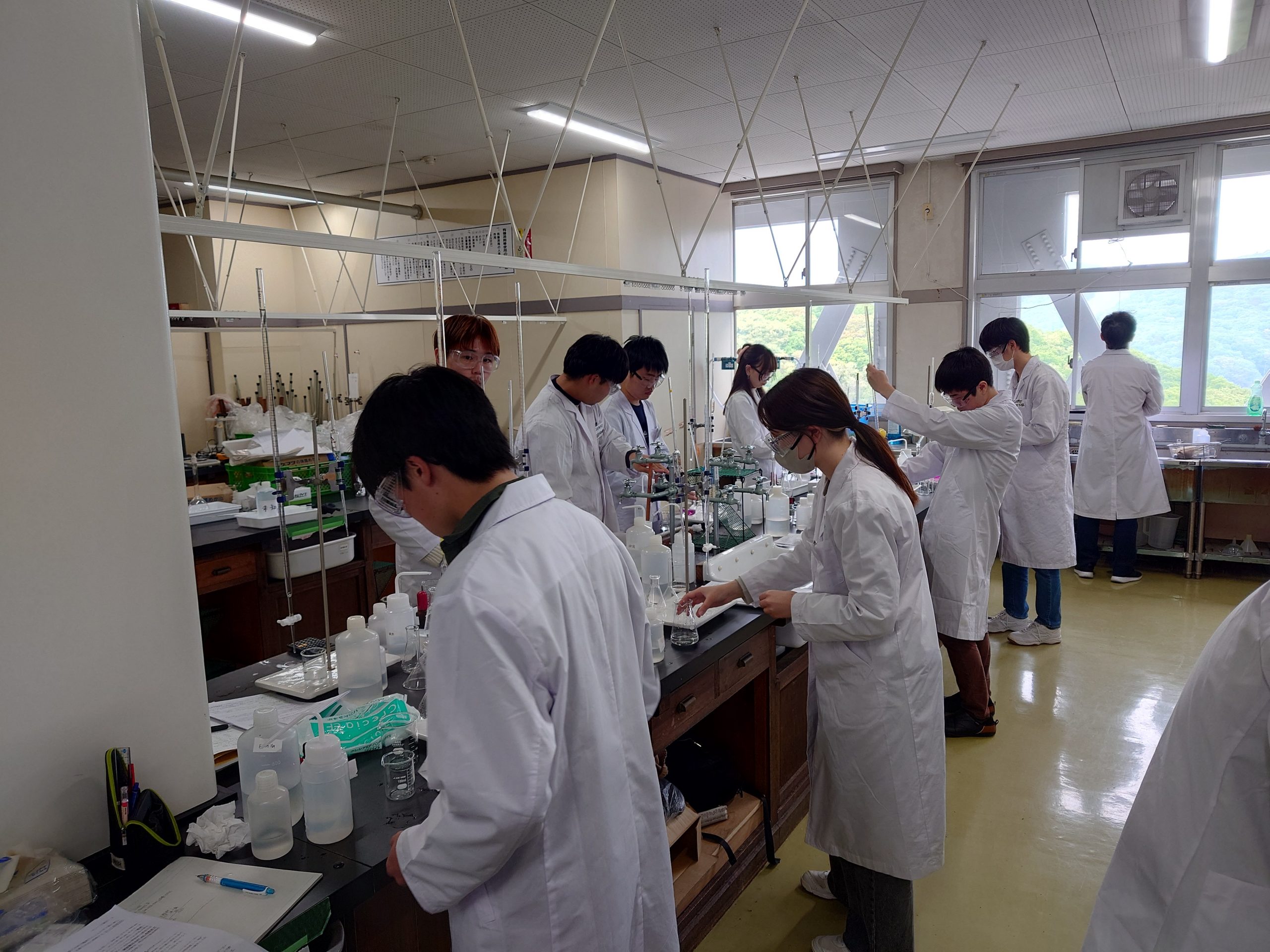 応用化学実験Ⅰ：キレート滴定で水の硬度を測定！